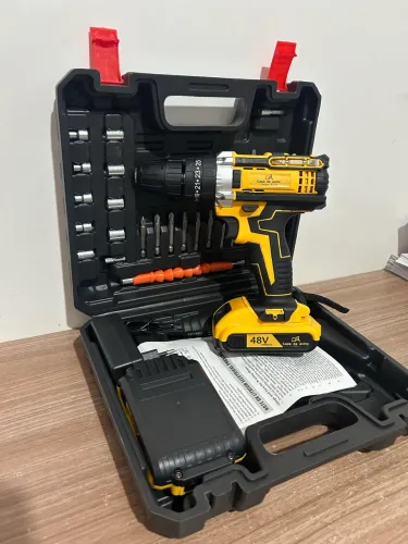 Kit Parafusadeira Furadeira de Impacto 48V com Maleta (NOVA)