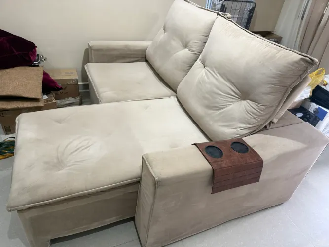 VENDO SOFÁ RETRÁTIL E RECLINÁVEL - 2,00M