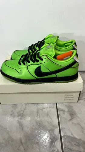 Tênis Nike Dunk Sb Power Puff Green