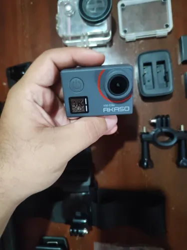 Câmera de Ação Akaso V50 Elite 4K 60fps - Imagem Profissional (Melhor que GoPro)