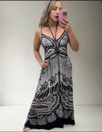vestido farm papillon borboleta GG 