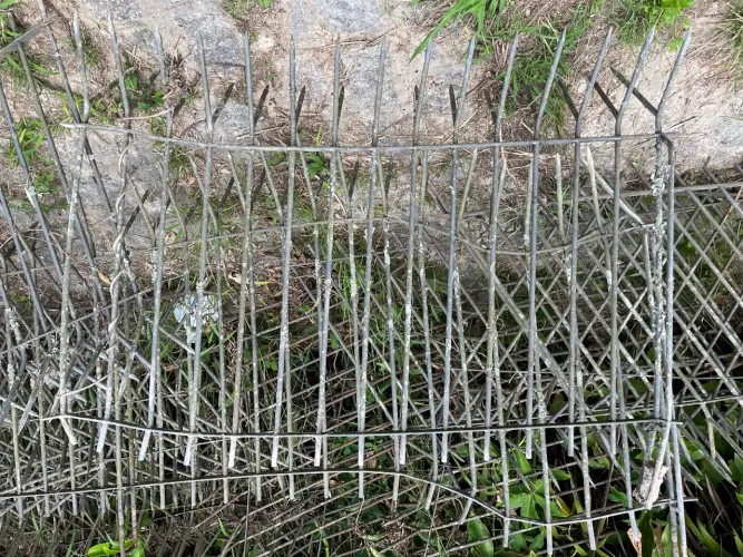 Grade de ponta para muro (ferro) 40m