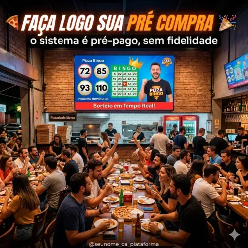 Sistema de Bingo Temático para Pizzarias e Bares