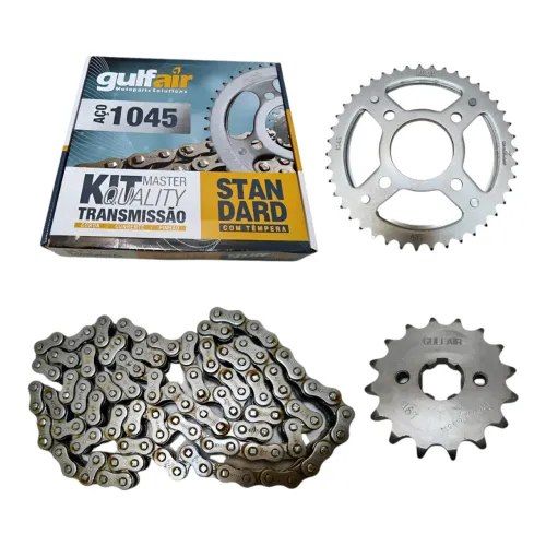 Kit Transmissão Gulfair Motoparts Solutions Honda CG 125 Cargo Fan 2009 2013