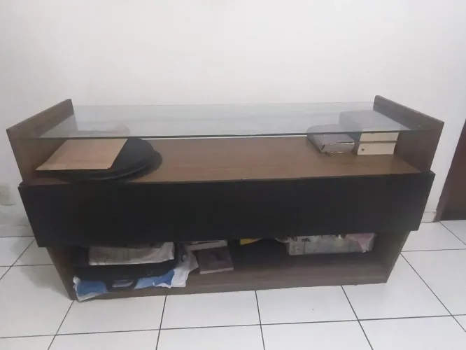 Rack de vidro