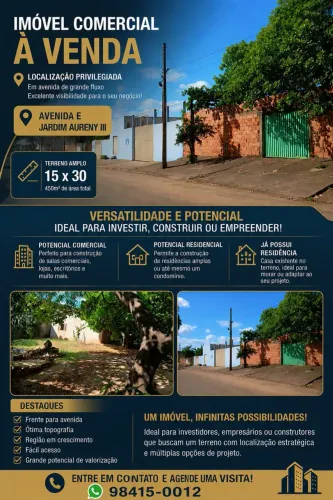 Lote Comercial Com Residencia