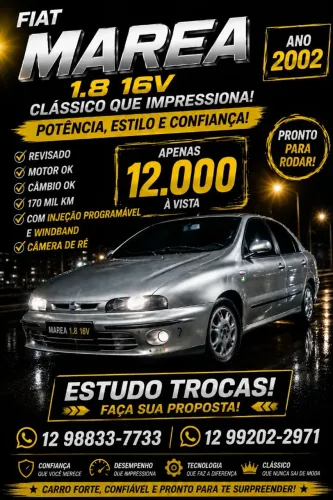 Fiat Marea SX 1.8 16V 4P 2002