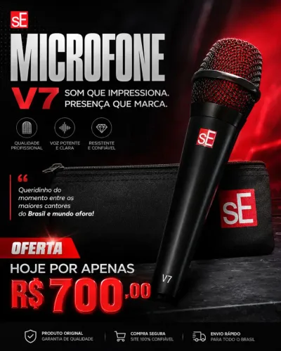 Microfone do momento!