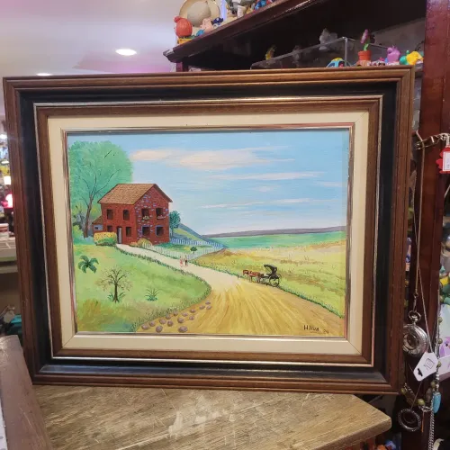 Pintura a óleo. Assinado: H.Vita 95.