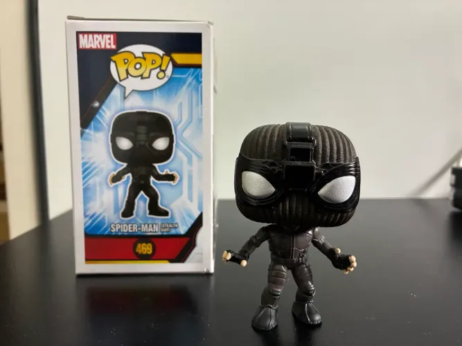 Pop Funko 469 Spider Man Stealth suit Far From Home original