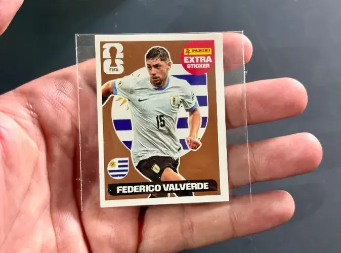 Figurinha Extra Original Panini Federico Valverde Bronze