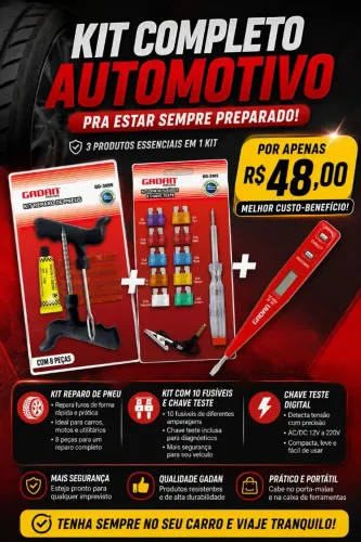 Kit Emergência Automotiva