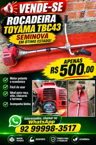 Roçadeira Toyama Tbc43 SEMINOVA