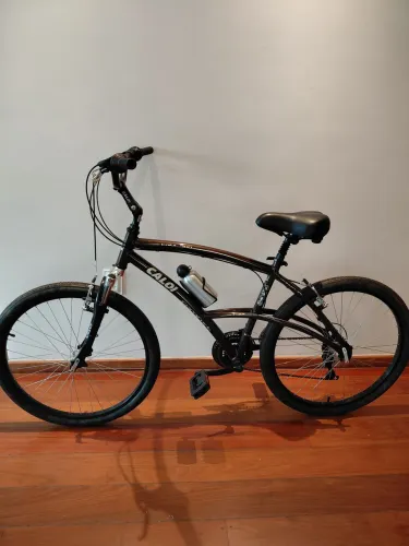 Kit bike caloi + Rolo treino + Porta bike engate + Régua de sinalização 