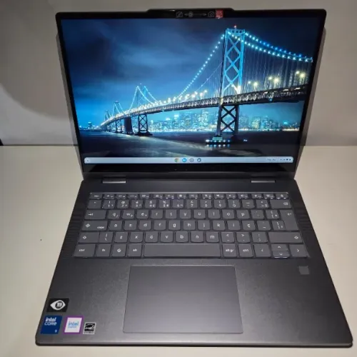 Notebook Lenovo Chromebook Plus Core 5 220u 16gb 256g Tela touch 360