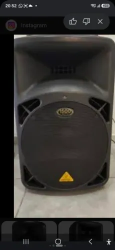 Caixa som ativax1200 wats 220v