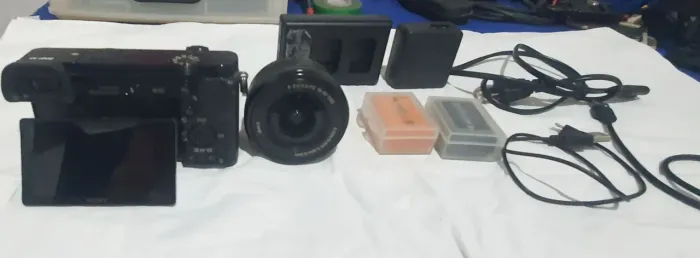CÂMERA SONY A6000 TOP