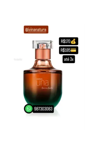 Perfume Natura Una Senses 75ml