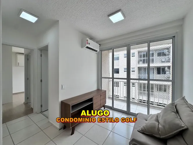 Condomínio Estilo Golf - Apartamento 56m² 2 Quartos Sendo 1 Suíte, 7º Andar, Lazer Complet