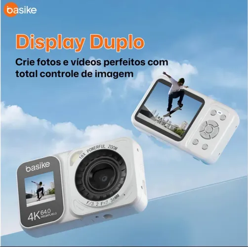 Câmera Basike 4K - Gravação de Ultra Alta Definição