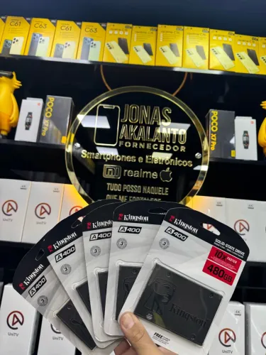 SSD 480gb KINGSTON produto oficial loja física fazemos entregas