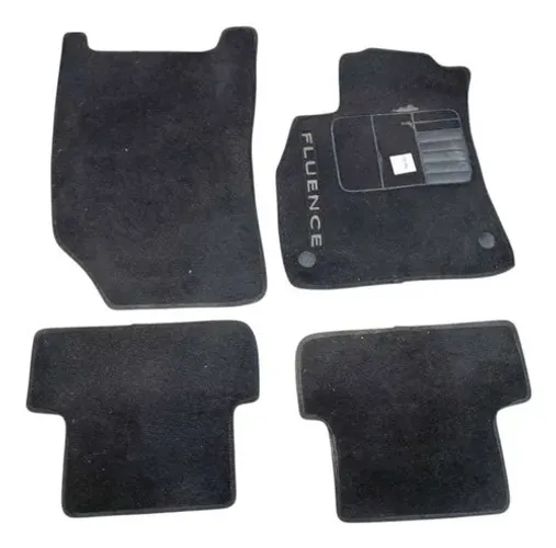 Jogo Tapete Renault Fluence Dynamique 2011 2012 2013 2014 Preto