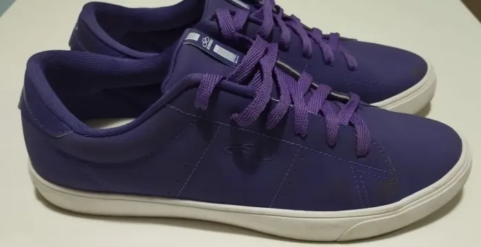 Tênis Olympikus Feminino Couro Roxo