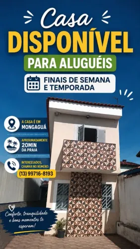 Alugo casa em Mongaguá