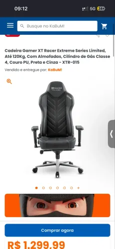 CADEIRA GAMER XT RACER EXTREME