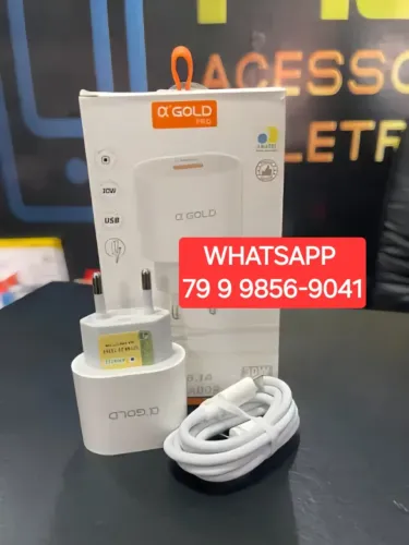 Cabo De Iphone Carregador Original - Tipo type C xiaomi samsung motorola + USB C turbo