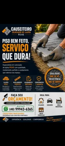 Colocação paver (colocação de lajota)