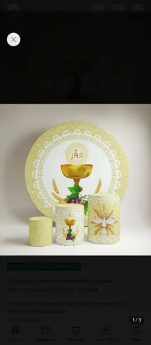 Decoração de primeira comunhão