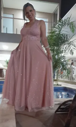 Vendo vestido de madrinha na cor rosê