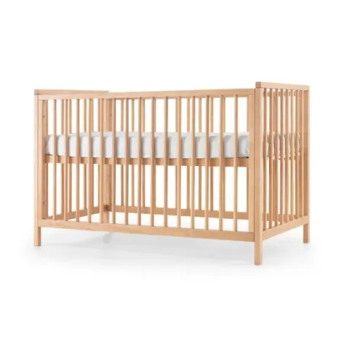 Berço Cama Denver de Madeira Maciça - Avelã