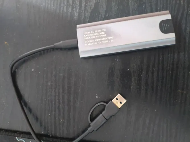 Case Nvme M2 externa USB e USB C - MacBook - windows