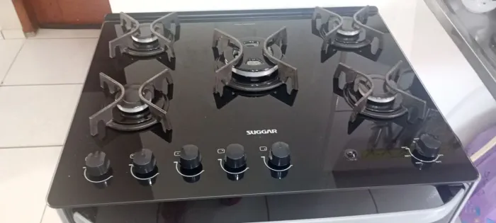Vendo fogão 5 bocas Suggar perfeito