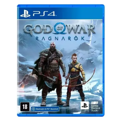 God Of War Ragnarok (PS4) - Novo (Lacrado) Mídia Física