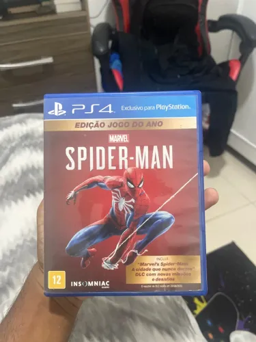 Spider-man versão jogo do ano com todas dlcs (PS4)