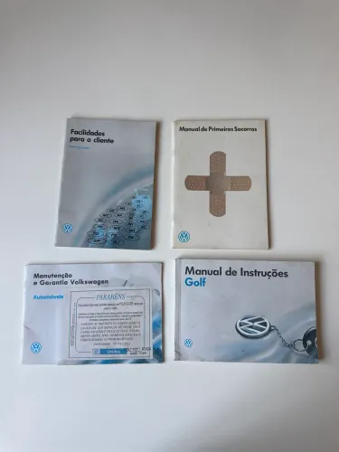 MANUAL PROPRIETÁRIO E LIVRETOS GOLF MK3 95 