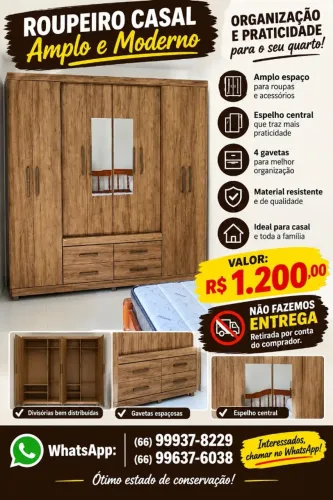 Guarda roupa casal