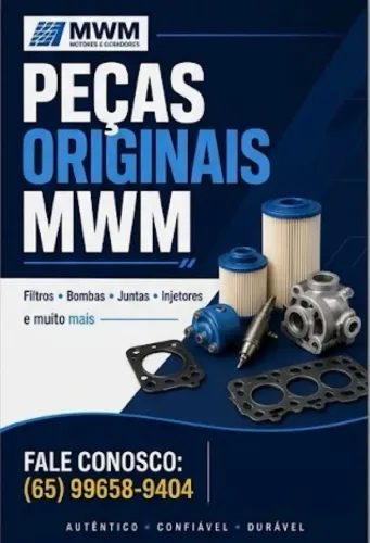 ? PEÇAS ORIGINAIS MWM PARA O SEU MOTOR DIESEL ?