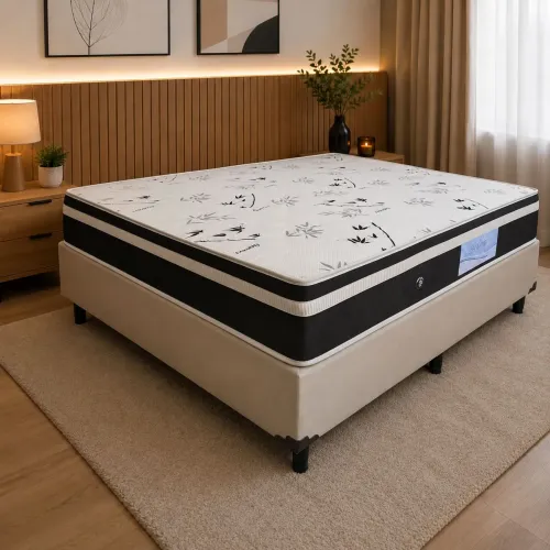 Rápido demais cama box casal e colchão molas 