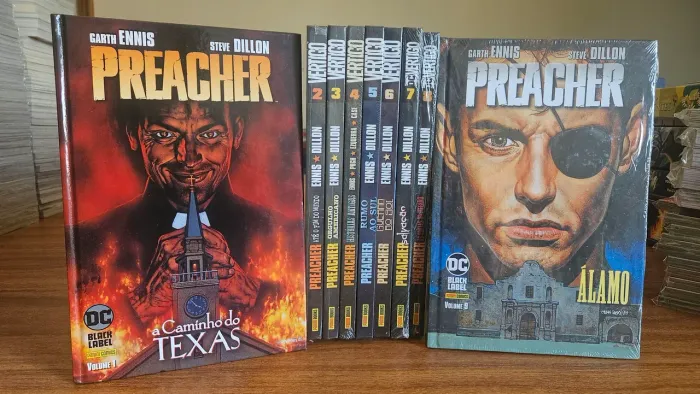 HQ Preacher 1 ao 9 (Coleção Completa Capa Dura)