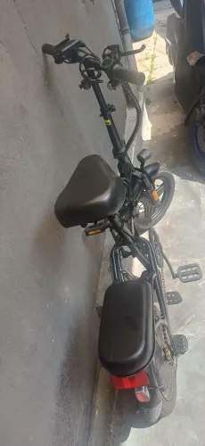 Bike elétrica 400w aceito cartão como forma de pagamento