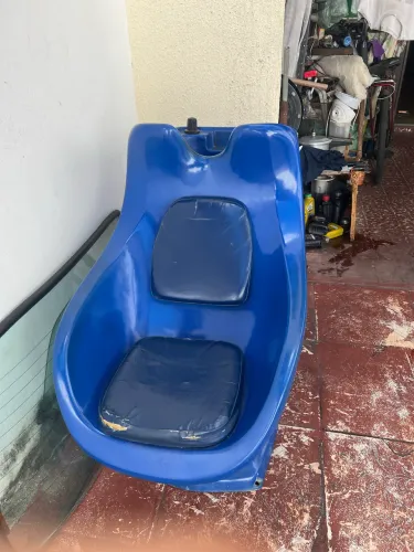 Lavatório azul