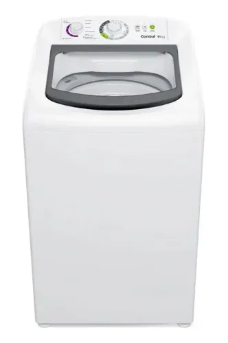 Máquina de Lavar Consul CWB09BB 9kg Branca com Dosagem Econômica e Ciclo Edredom