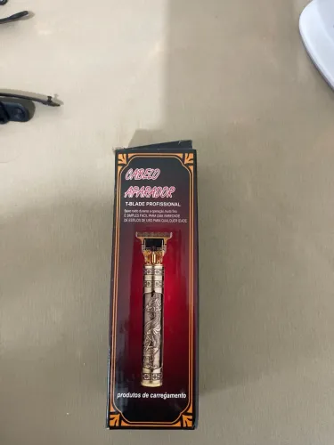 Máquina de Cortar Cabelo / Aparador Profissional T-Blade - Dourado Vintage