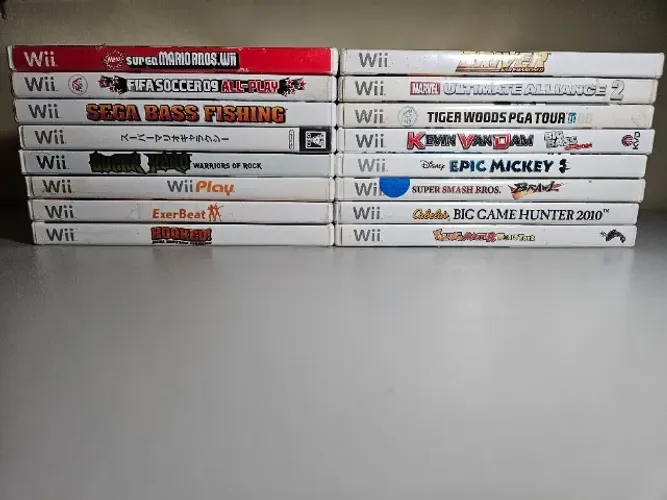 Lote Jogos Nintendo Wii | Originais Americanos Testados | Valores Individuais na Descrição