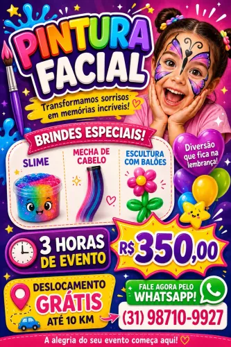 Pintura facial/ recreação