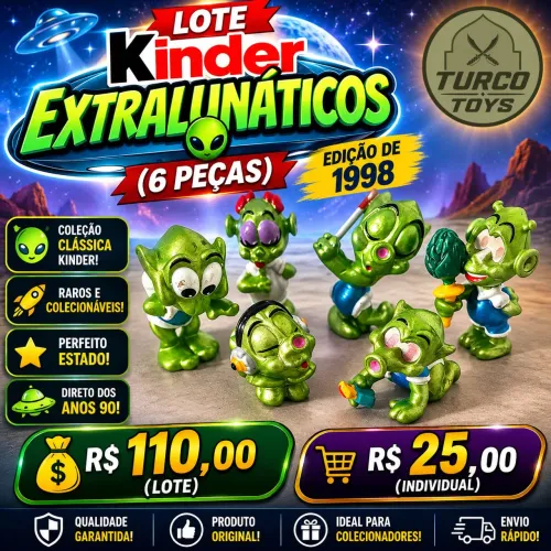 LOTE EXTRALUNÁTICOS (KINDER OVO) ANOS 90